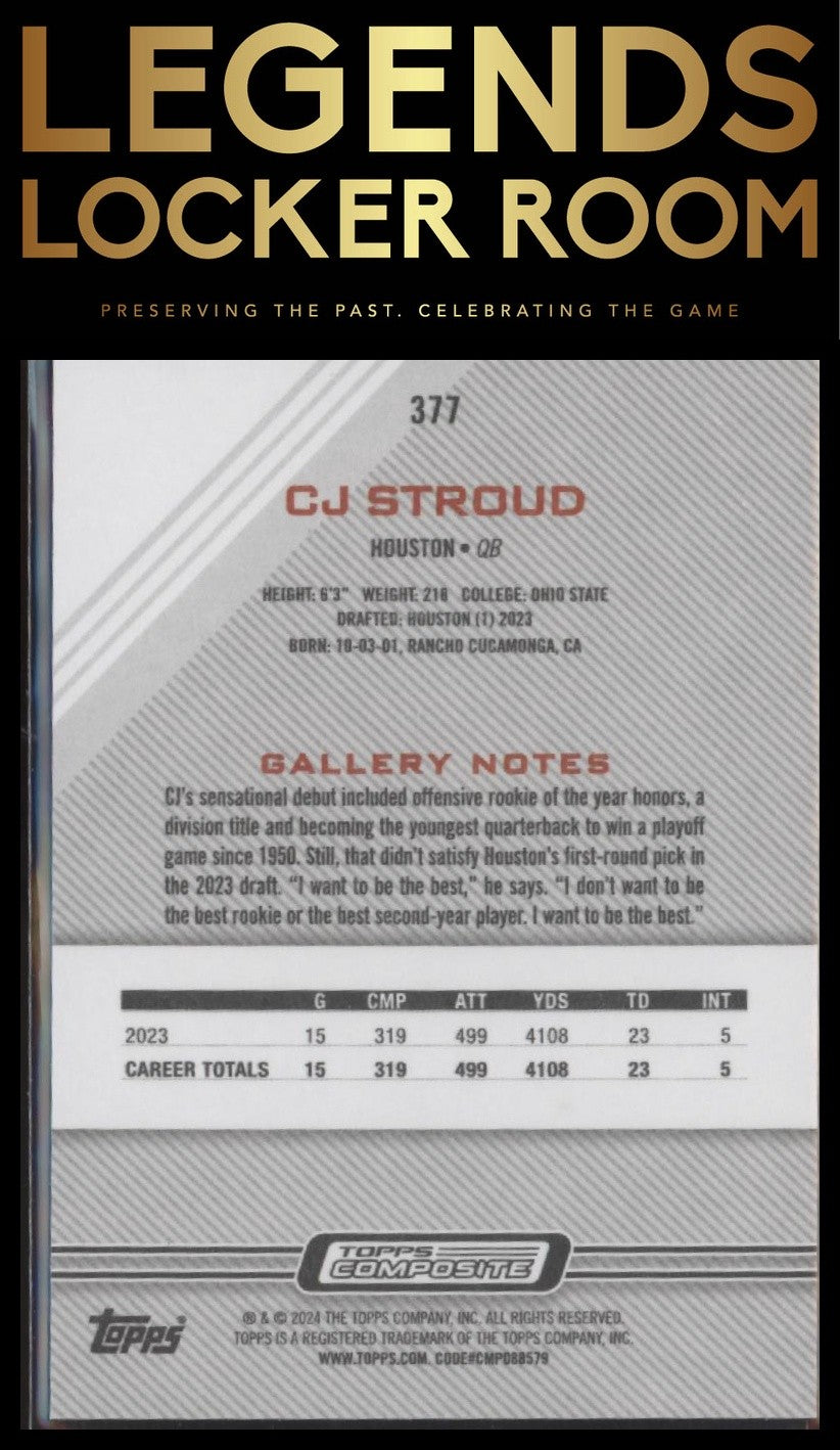 2023 Topps Composite #377 CJ Stroud