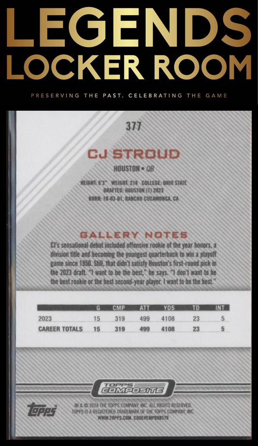 2023 Topps Composite #377 CJ Stroud