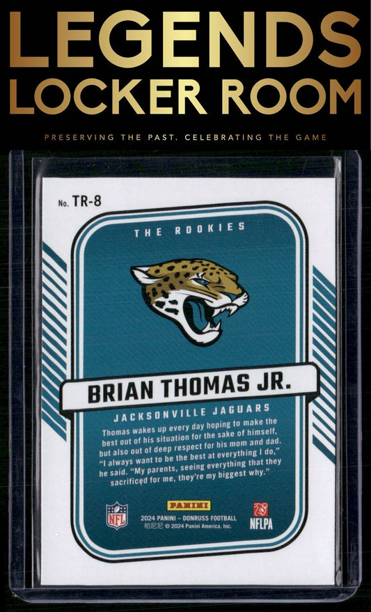 2024 Donruss #TR-8 Brian Thomas Jr. The Rookies