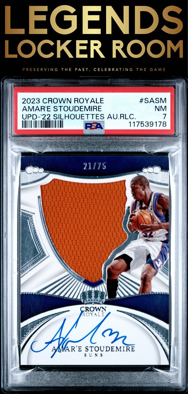 2023 Panini Crown Royale Update Amar'E Stoudemire PSA 7
