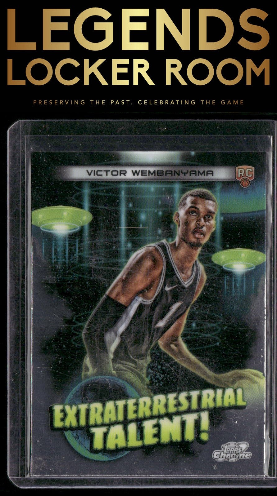2023-24 Topps Chrome Cosmic #ET-16 Victor Wembanyama Extraterrestrial Talent