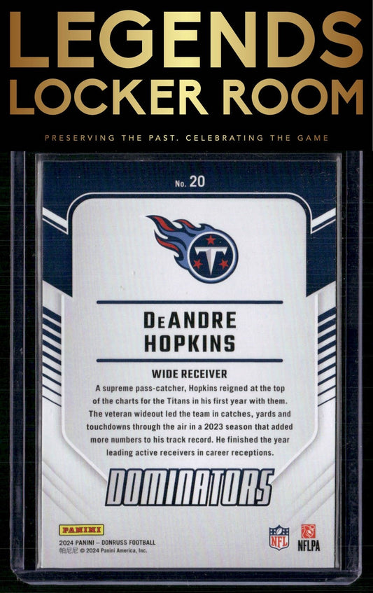 2024 Donruss #20 DeAndre Hopkins Dominators