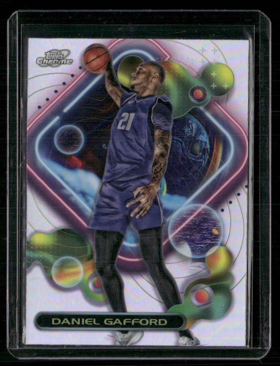 2023-24 Topps Chrome Cosmic #136 Daniel Gafford Refractors