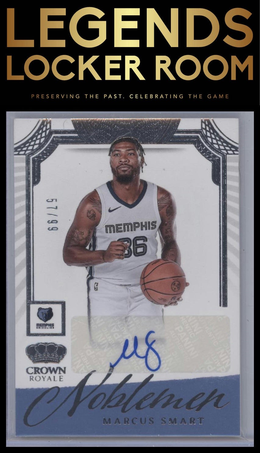 2023-24 Panini Crown Royale #NM-MAR Marcus Smart Noblemen #/99
