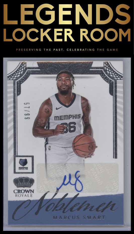 2023-24 Panini Crown Royale #NM-MAR Marcus Smart Noblemen #/99