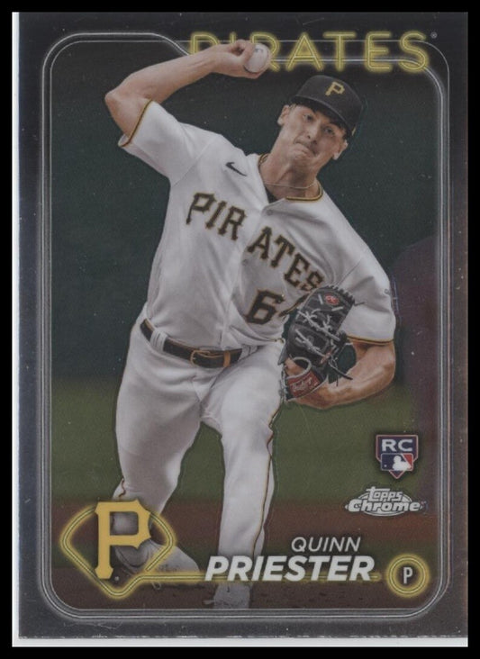 2024 Topps Chrome Pittsburgh Pirates #55 Quinn Priester