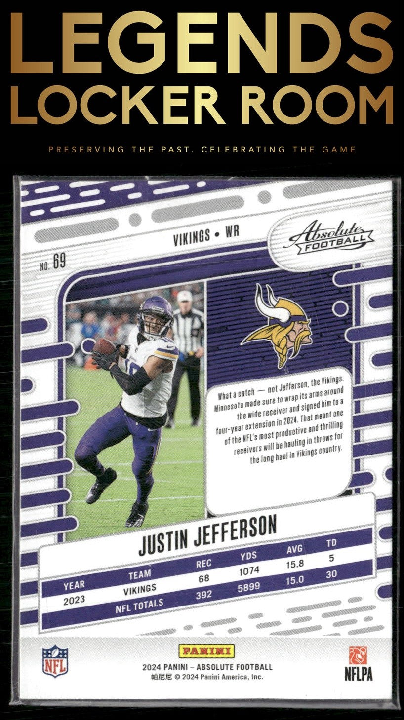 2024 Panini Absolute #69 Justin Jefferson
