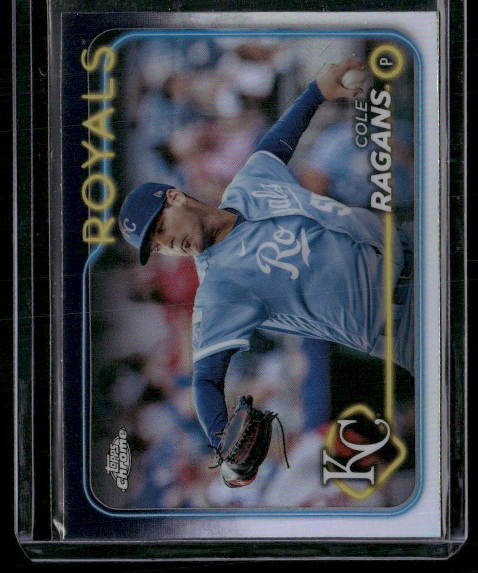 2024 Topps Chrome #186 Cole Ragans Refractors