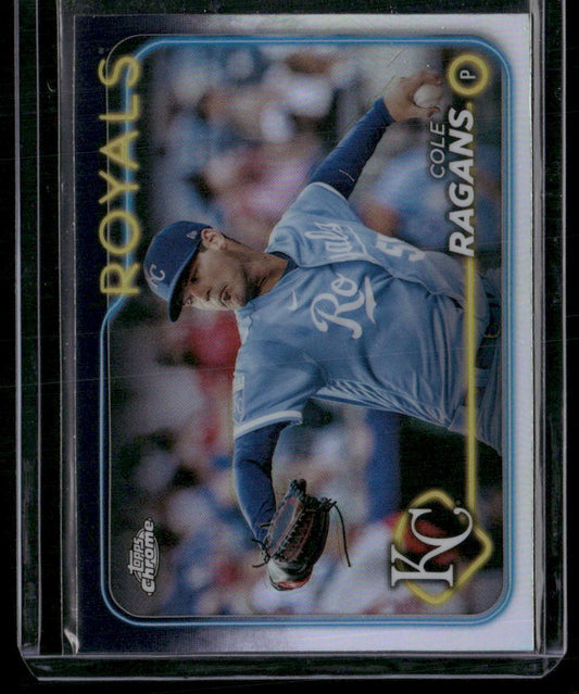 2024 Topps Chrome #186 Cole Ragans Refractors
