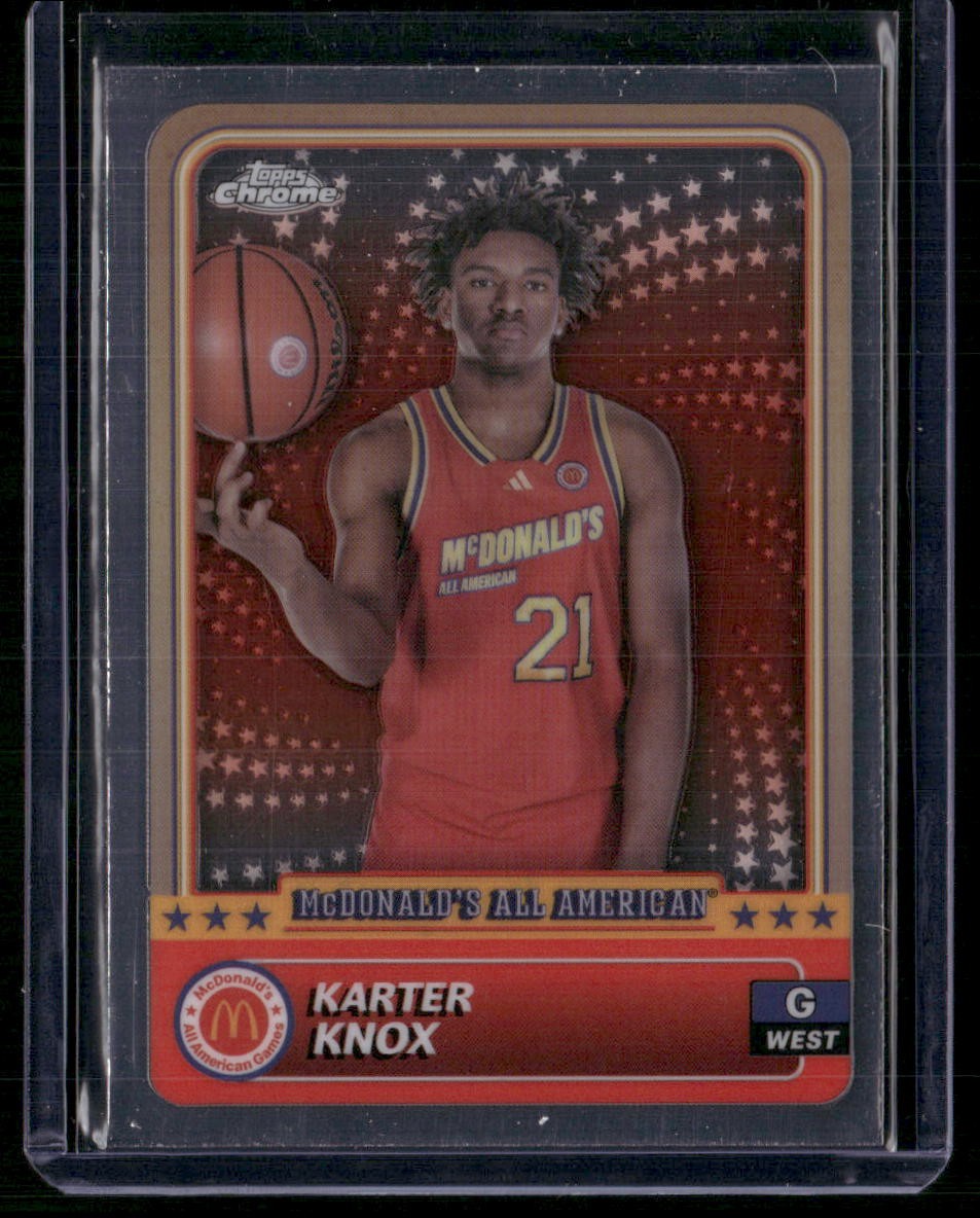 2024 Topps Chrome McDonald's All-American #89 Karter Knox