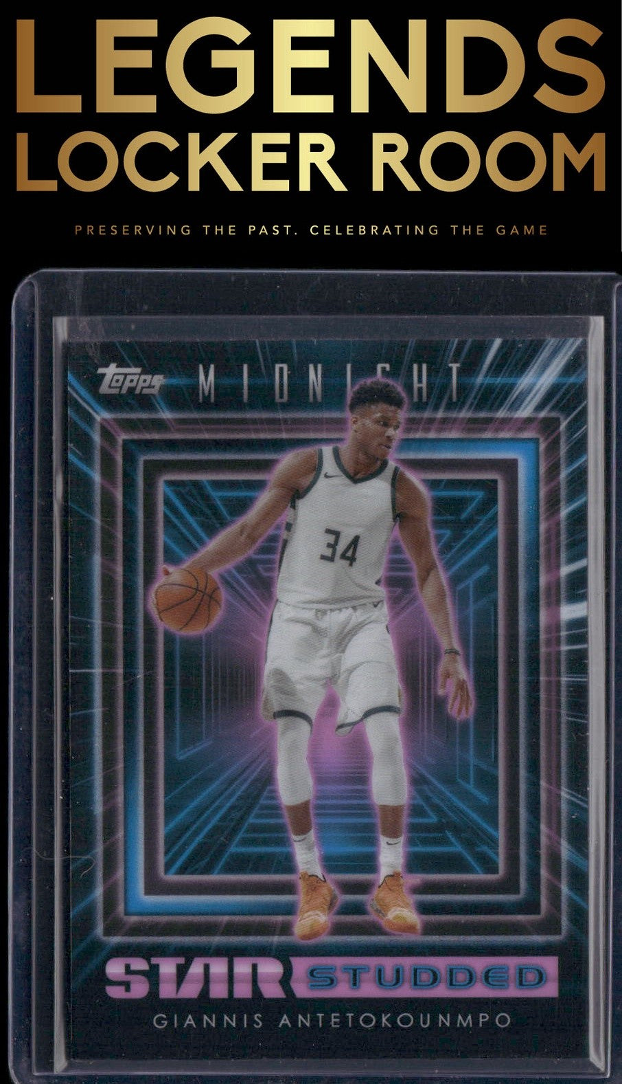 2023-24 Topps Midnight #SS-18 Giannis Antetokounmpo Star Studded