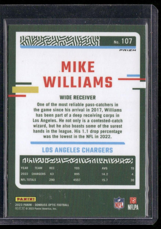 2023 Donruss Optic #107 Mike Williams Holo