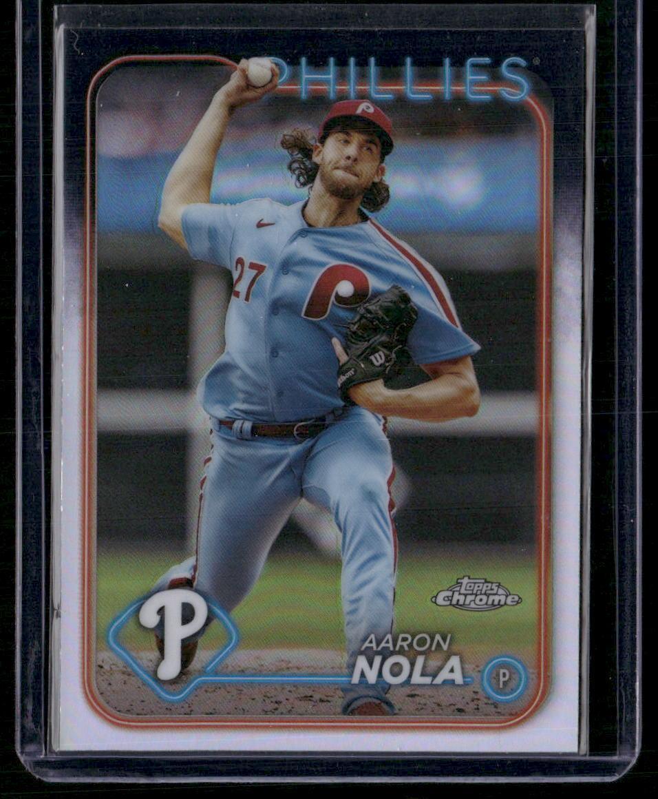 2024 Topps Chrome #262 Aaron Nola Refractors