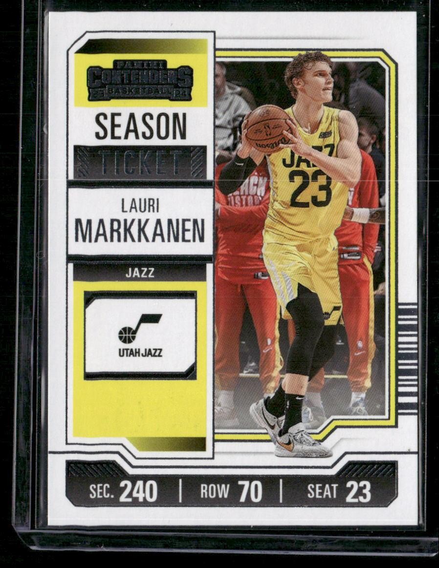 2023-24 Panini Contenders #3 Lauri Markkanen Season Ticket Retail
