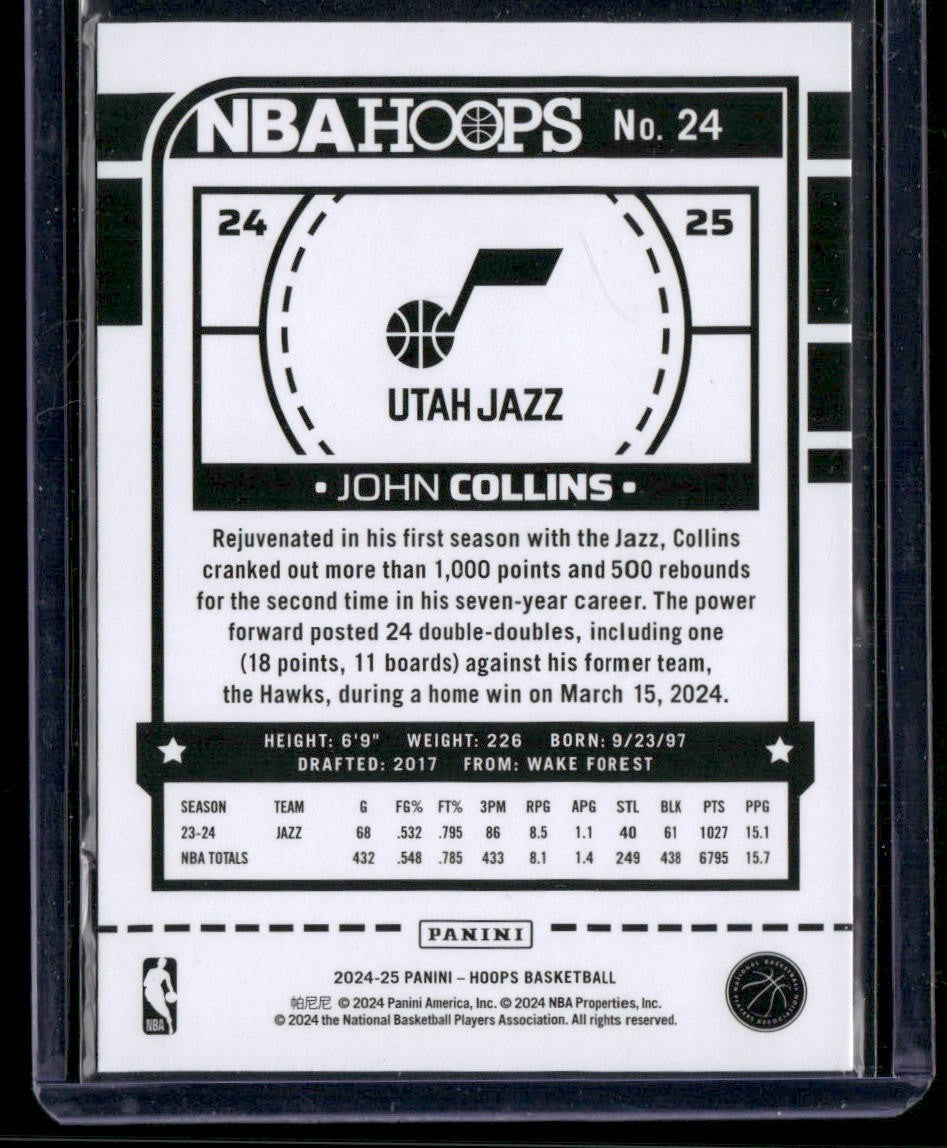 2024-25 Hoops #24 John Collins