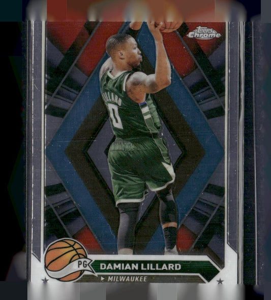2023-24 Topps Chrome #132 Damian Lillard