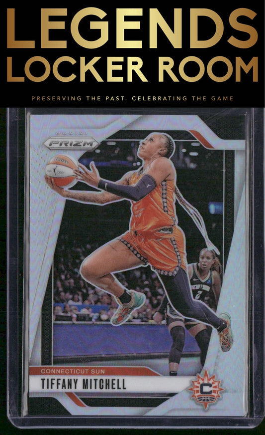 2024 Panini Prizm WNBA #57 Tiffany Mitchell Silver Prizms