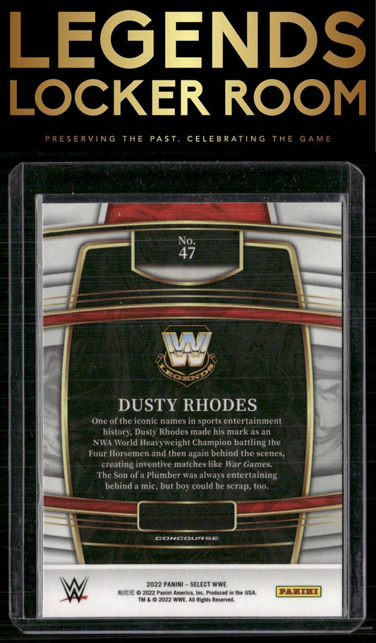 2022 Panini Select WWE #47 Dusty Rhodes Red and Blue