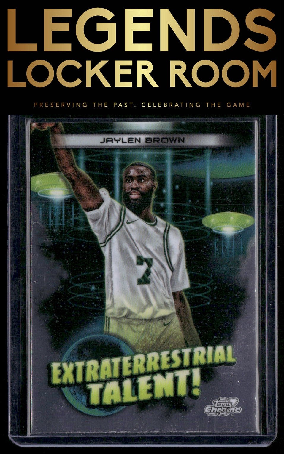 2023-24 Topps Chrome Cosmic #ET-2 Jaylen Brown Extraterrestrial Talent