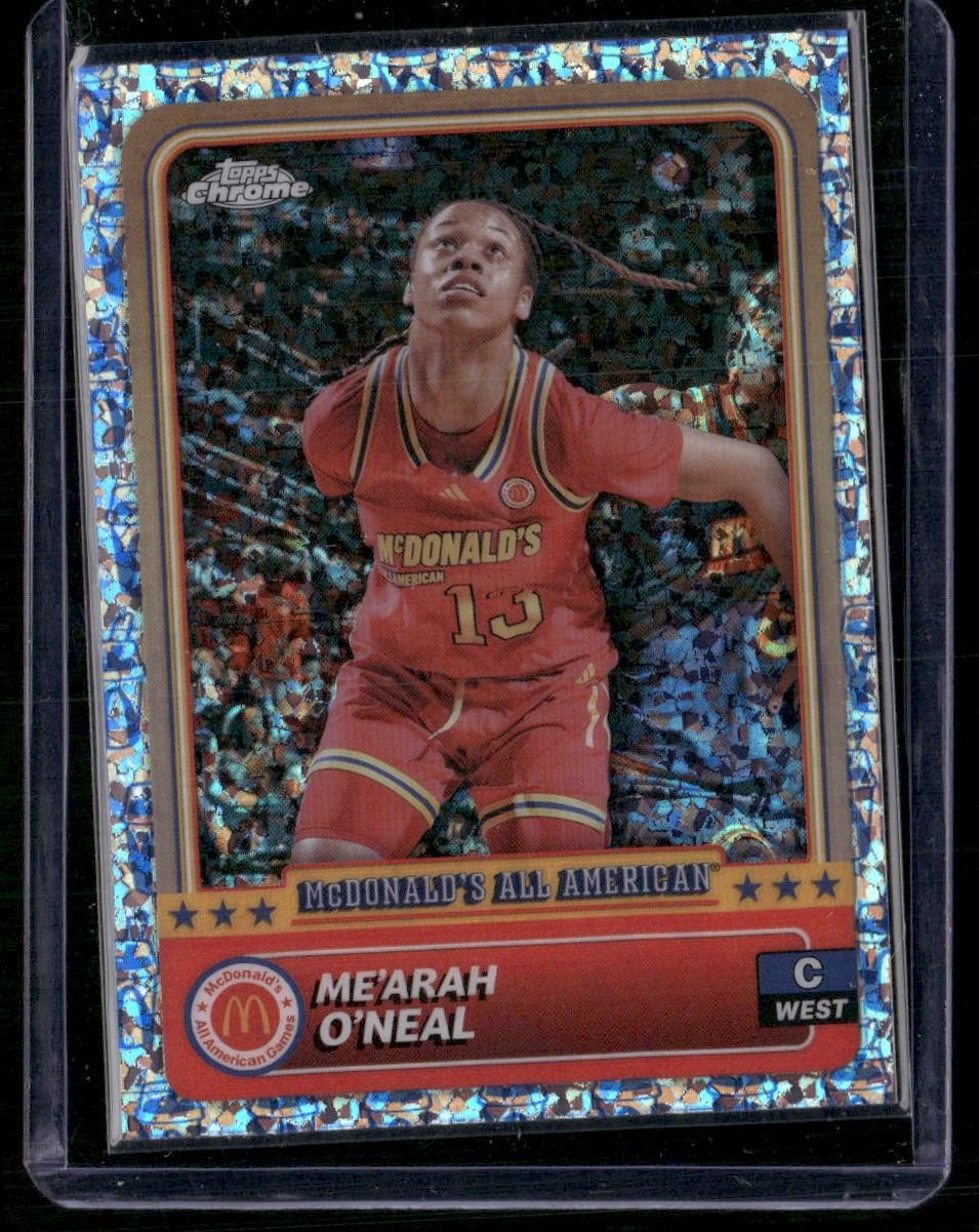 2024 Topps Chrome McDonald's All-American Me’Arah O’Neal McFlurry Refractor
