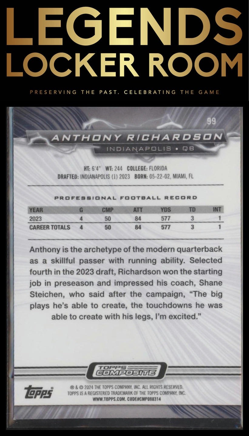 2023 Topps Composite #99 Anthony Richardson