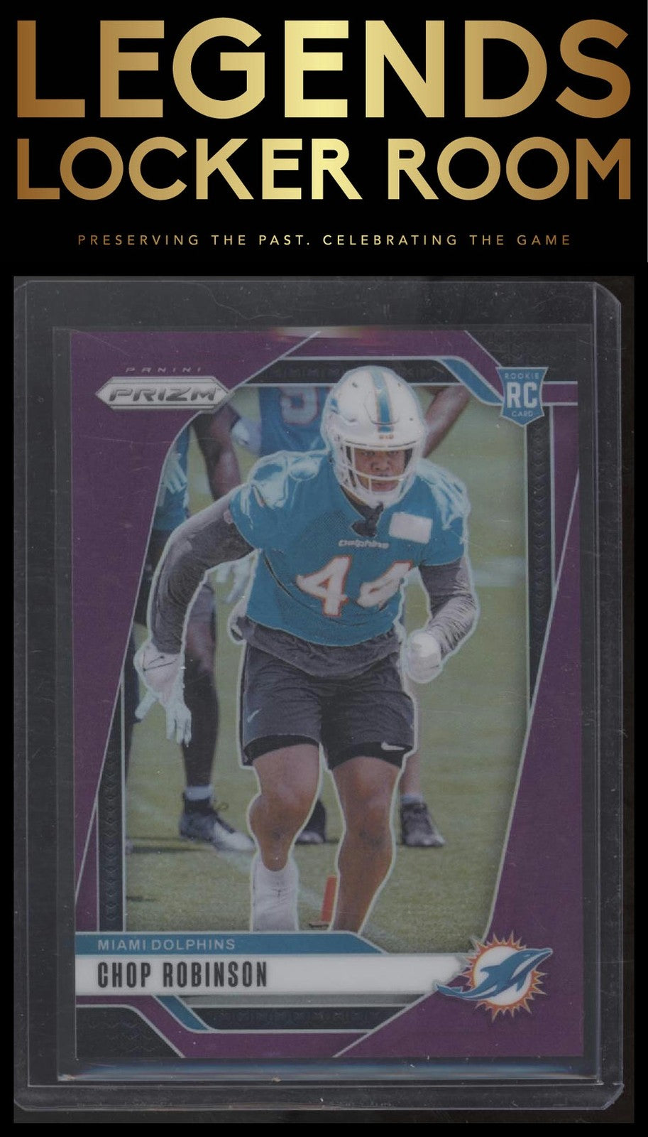 2024 Panini Prizm #319 Chop Robinson Purple #/125