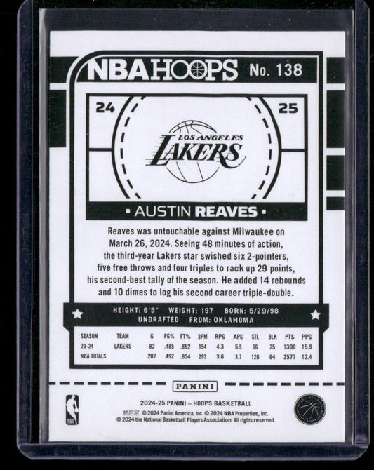 2024-25 Hoops #138 Austin Reaves