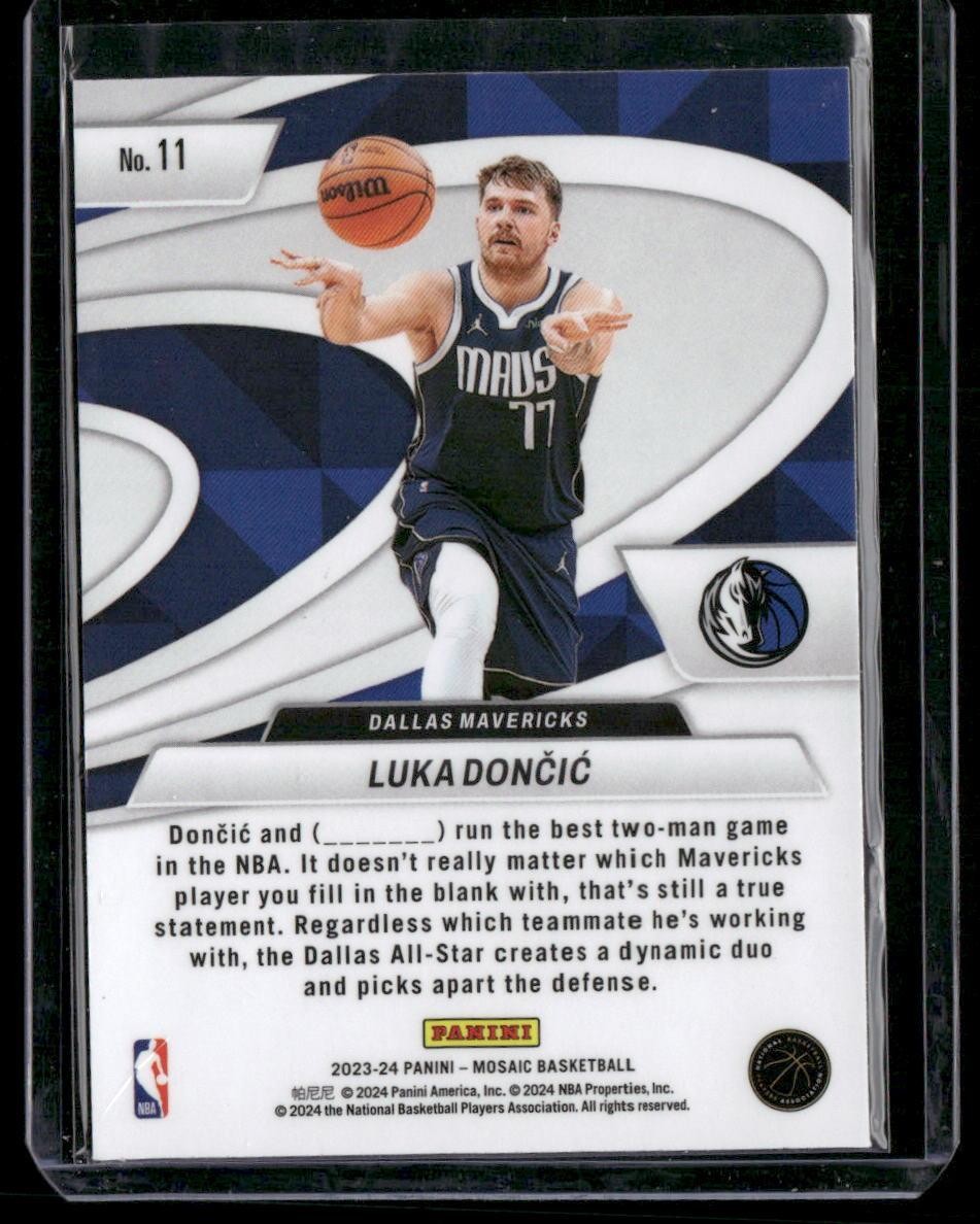 2023-24 Panini Mosaic #11 Luka Doncic Give and Go