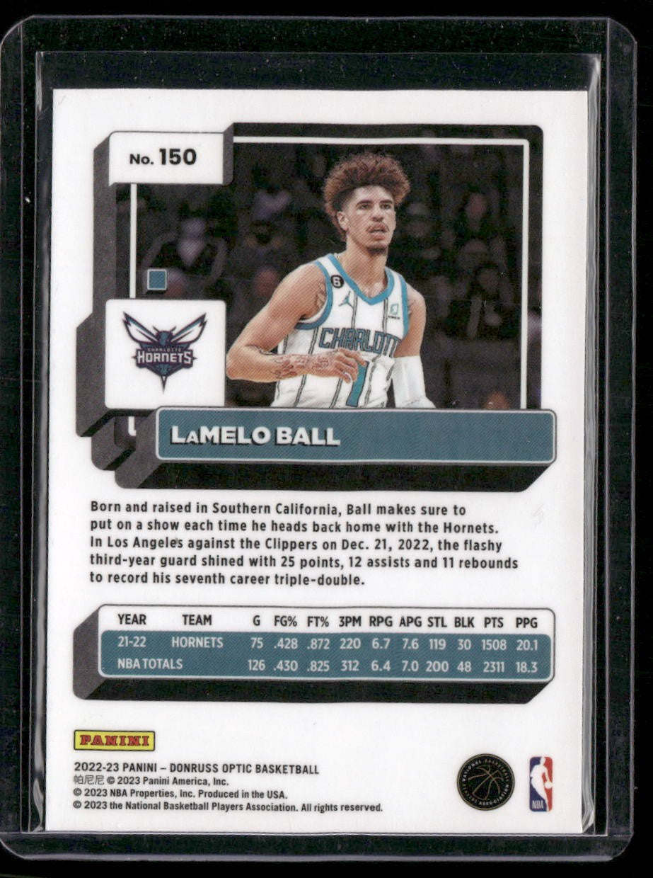 2022-23 Donruss Optic #150 LaMelo Ball