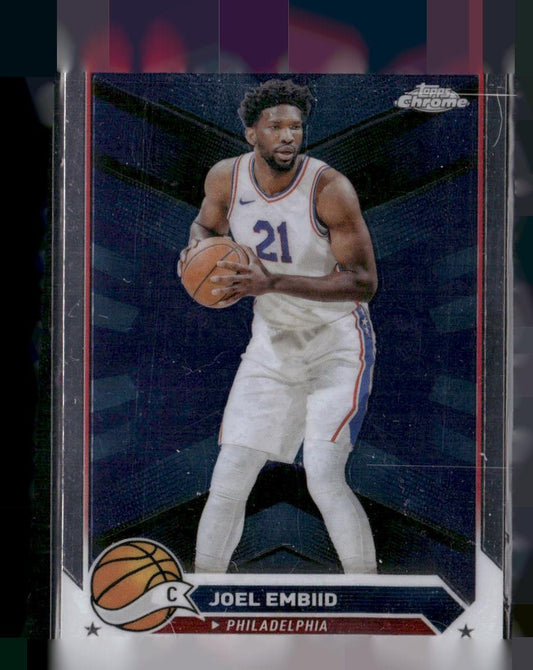 2023-24 Topps Chrome #100 Joel Embiid