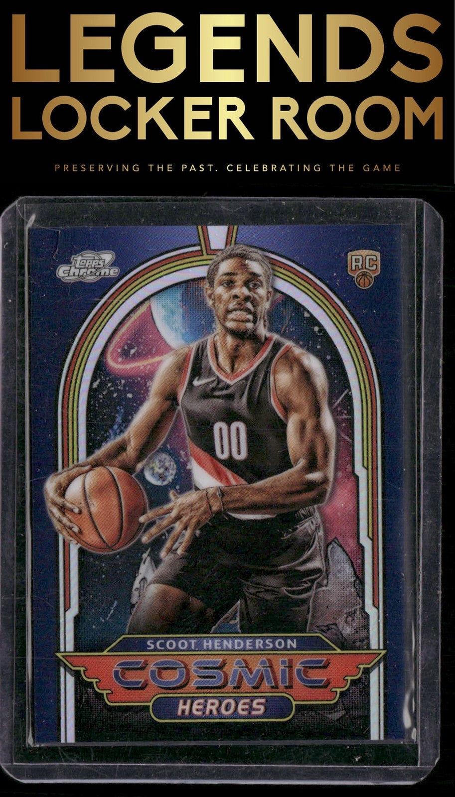 2023-24 Topps Chrome Cosmic #CH-19 Scoot Henderson Cosmic Heroes