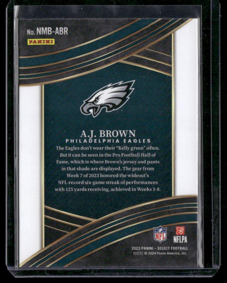 2023 Panini Select #NMB-ABR A.J. Brown Select Numbers