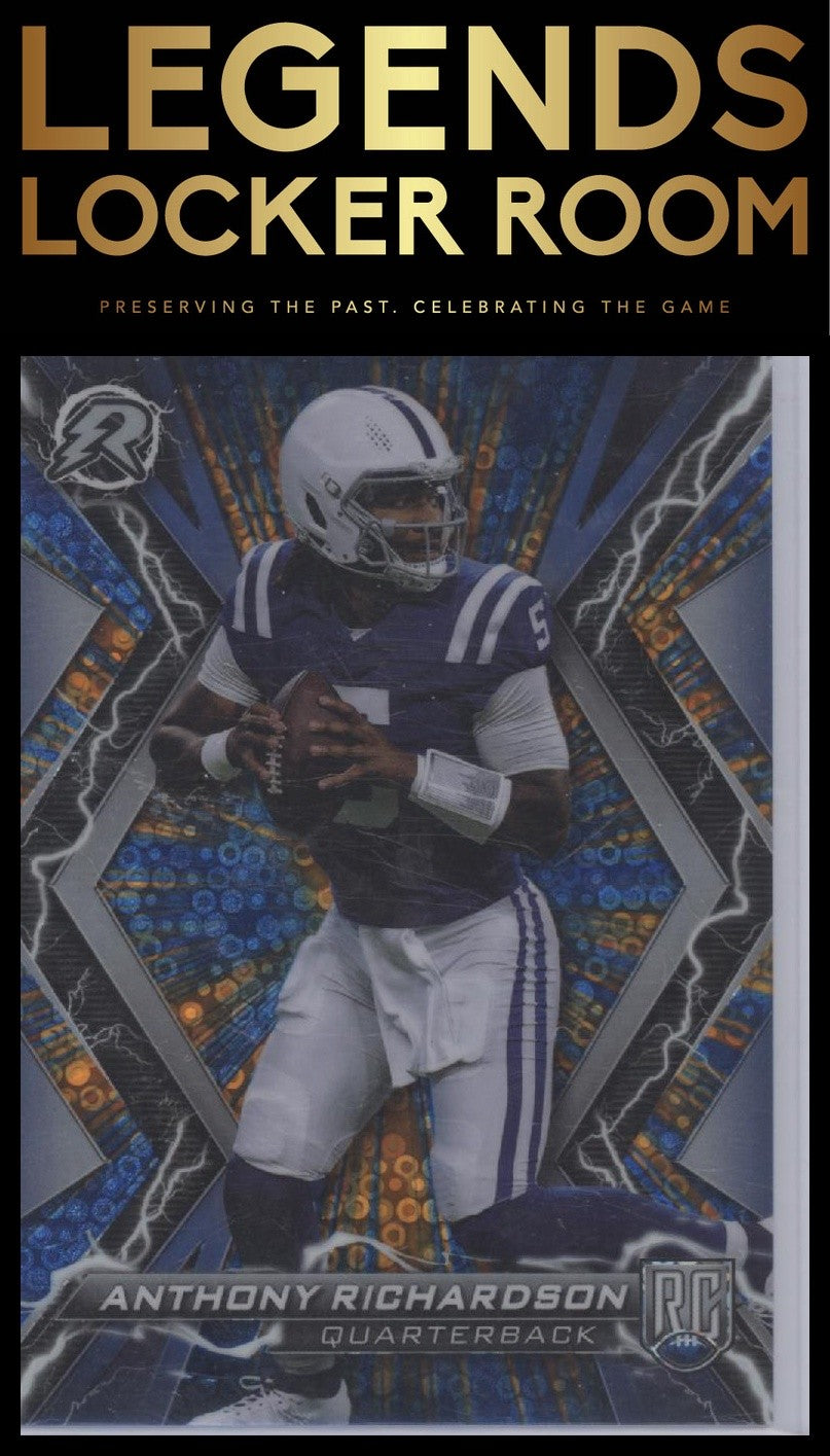 2023 Topps Composite #99 Anthony Richardson Resurgence Blue and Orange Spark