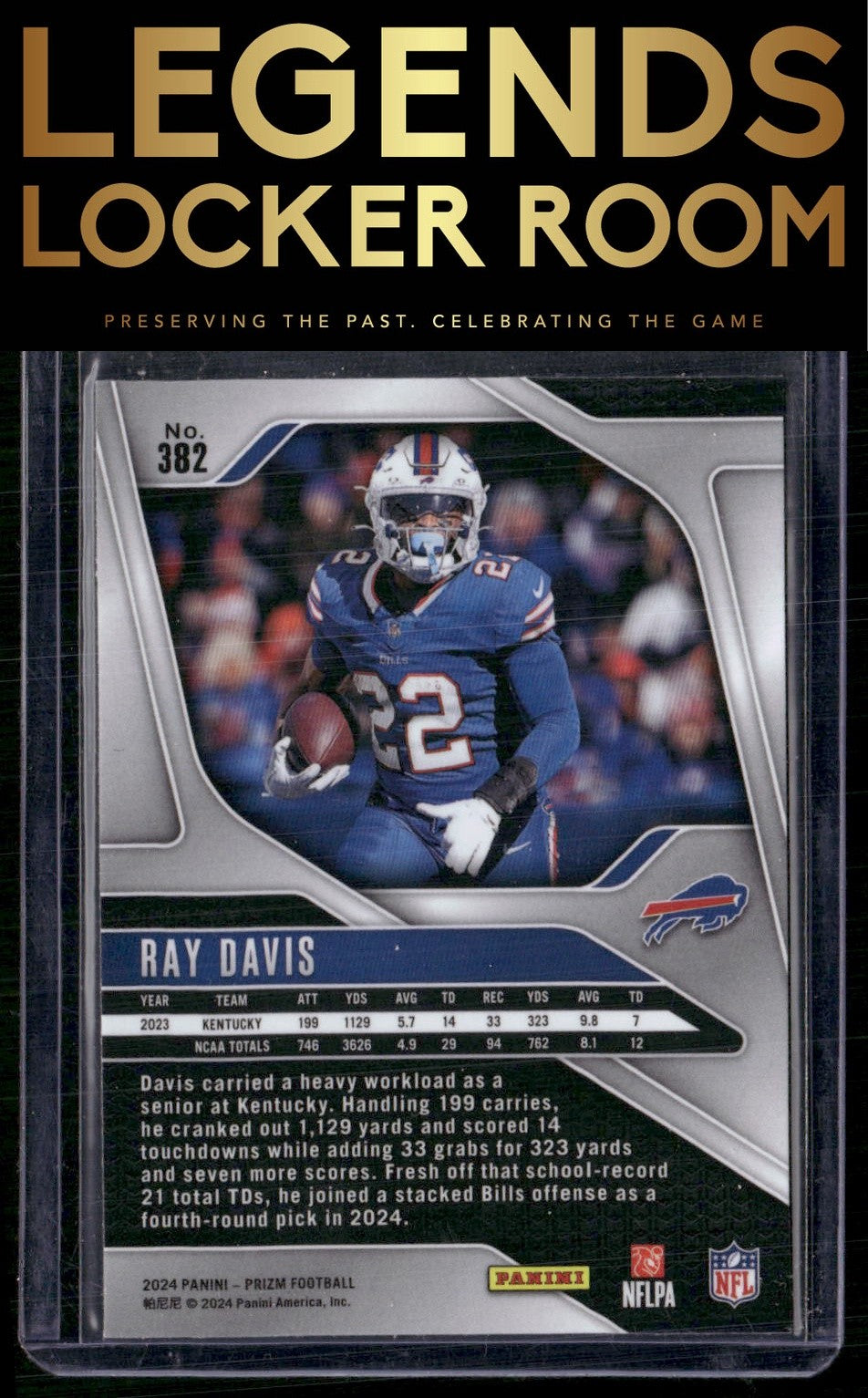 2024 Panini Prizm #382 Ray Davis