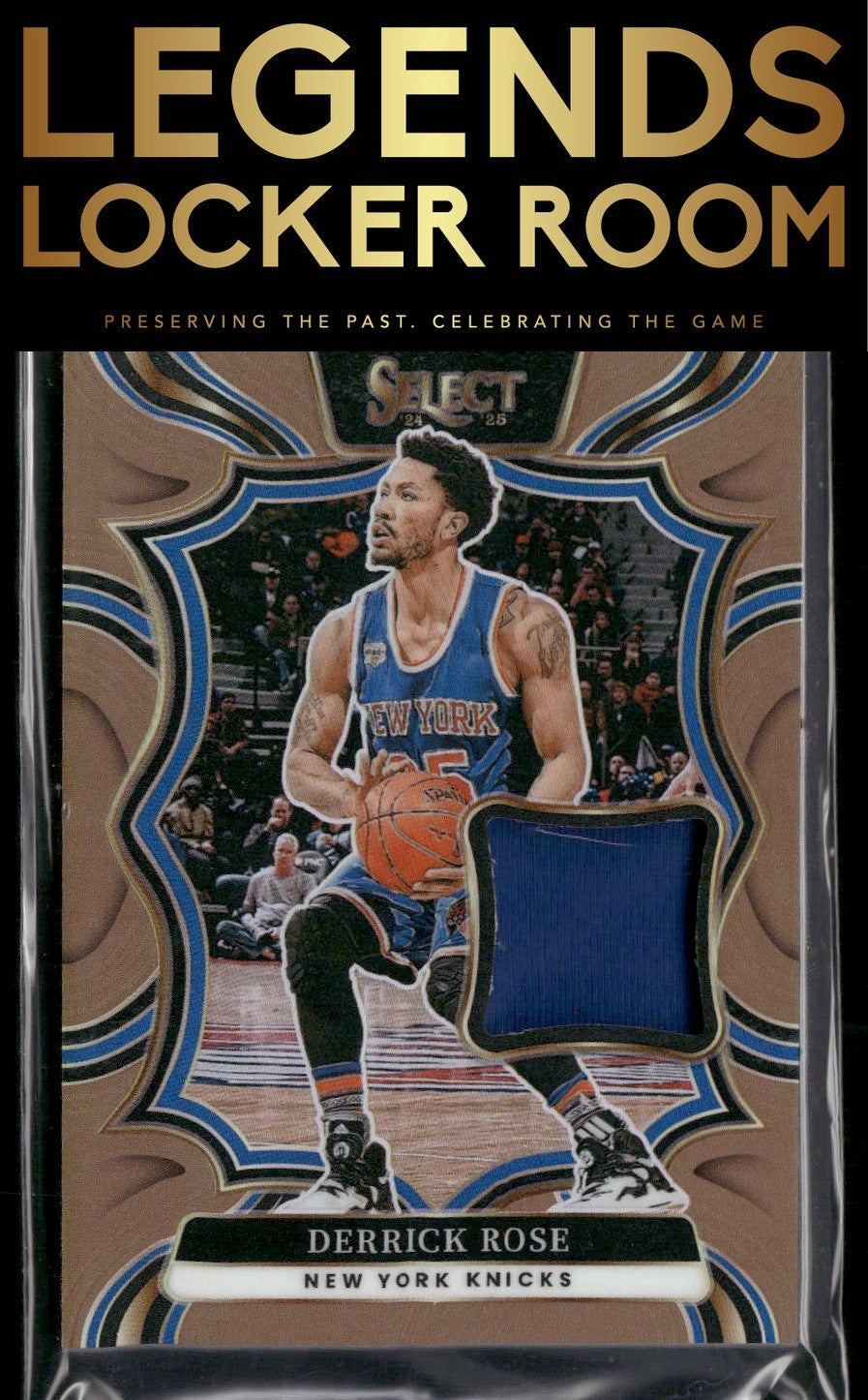 2024-25 Panini Select Derrick Rose Throwback Memorabilia Copper /49