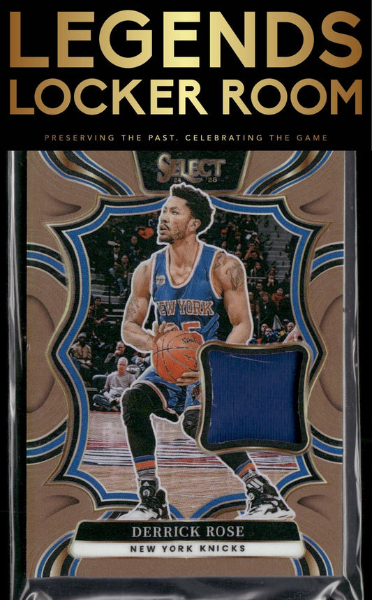 2024-25 Panini Select Derrick Rose Throwback Memorabilia Copper /49
