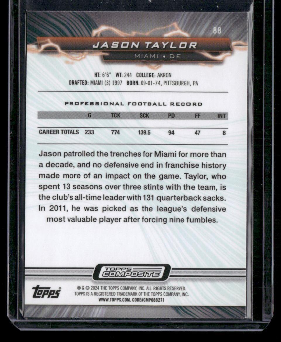 2023 Topps Composite #88 Jason Taylor