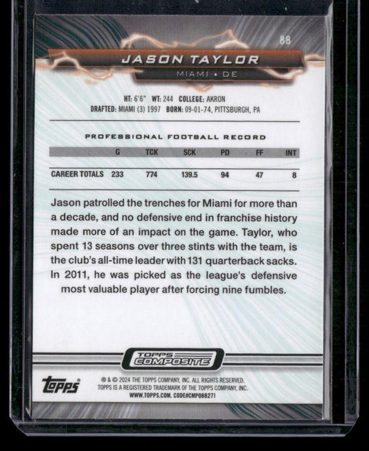 2023 Topps Composite #88 Jason Taylor