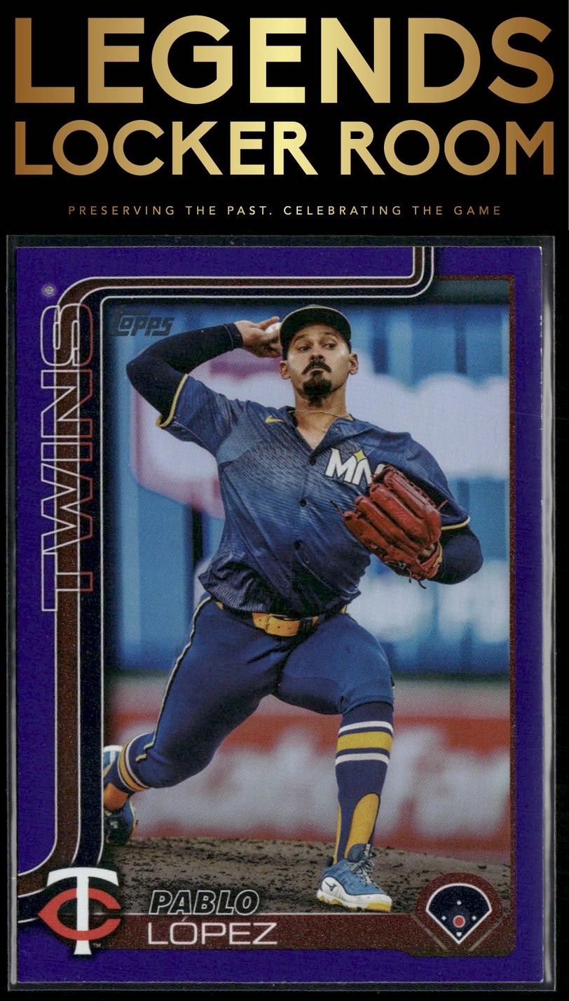 2025 Topps #662 Pablo López Purple Holo Foil #/250
