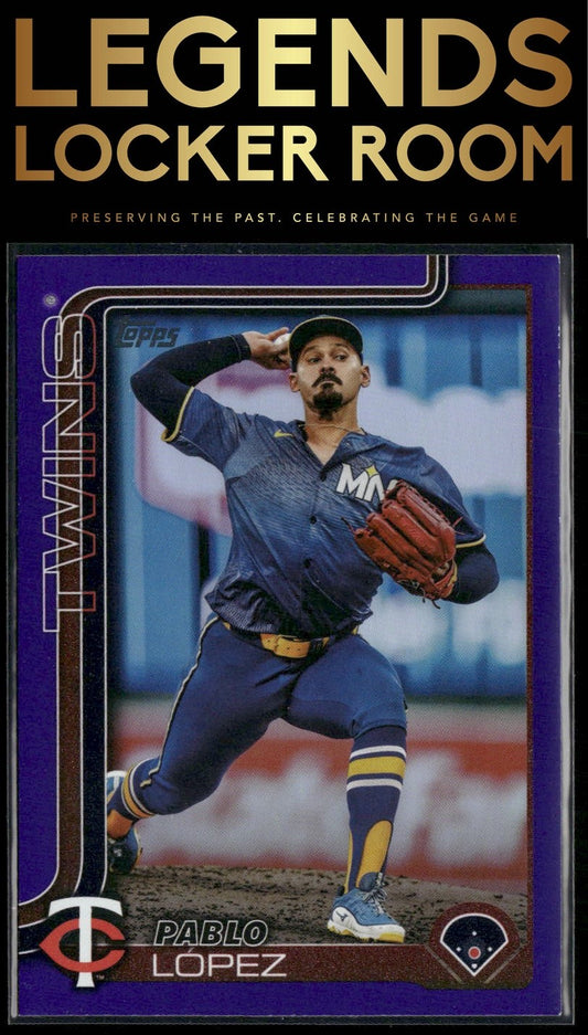 2025 Topps #662 Pablo López Purple Holo Foil #/250