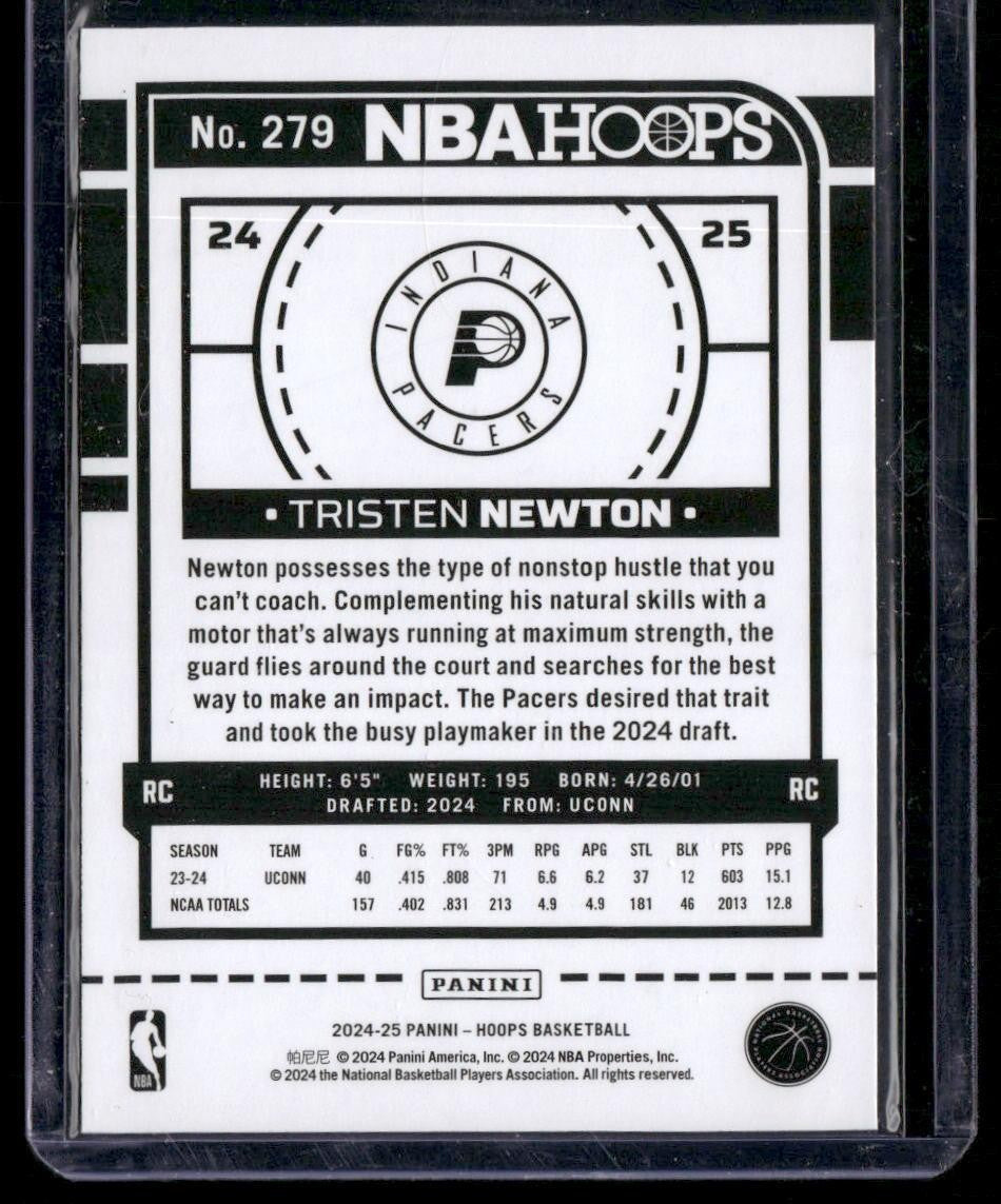 2024-25 Hoops #279 Tristen Newton