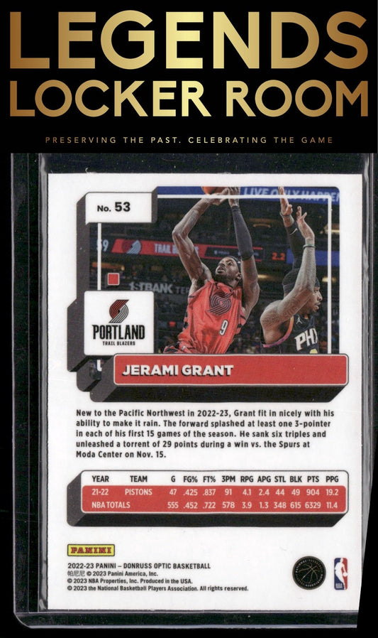 2022-23 Donruss Optic #53 Jerami Grant