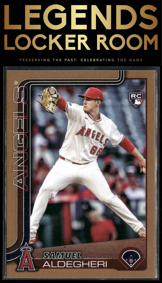 2025 Topps #438 Samuel Aldegheri Gold #/2025