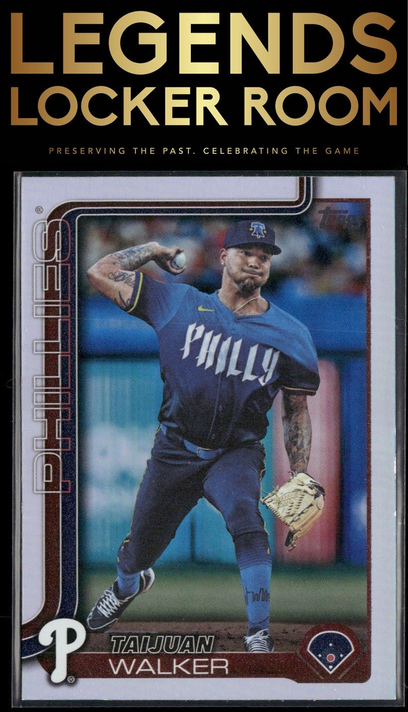 2025 Topps #351 Taijuan Walker Rainbow Foil