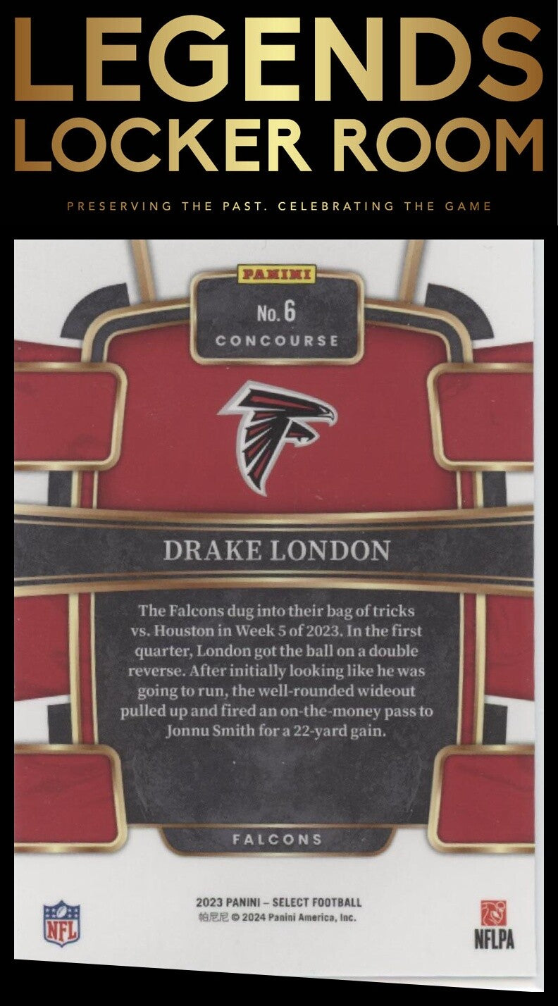 2023 Panini Select #6 Drake London