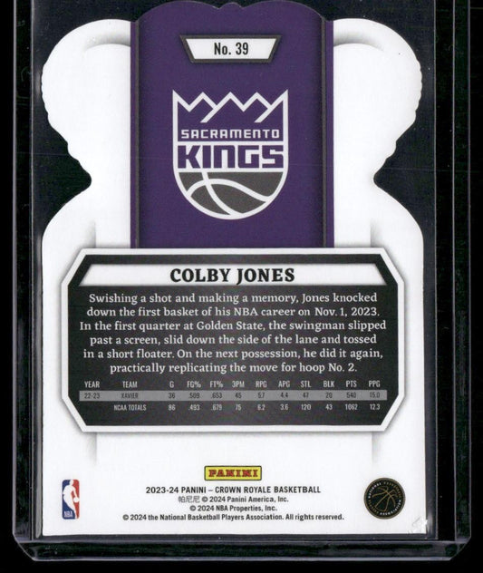 2023-24 Panini Crown Royale #39 Colby Jones