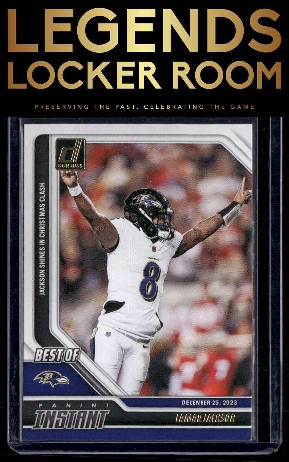 2024 Donruss #8 Lamar Jackson Best of Panini Instant