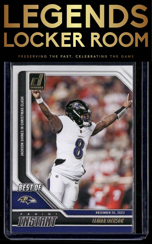 2024 Donruss #8 Lamar Jackson Best of Panini Instant