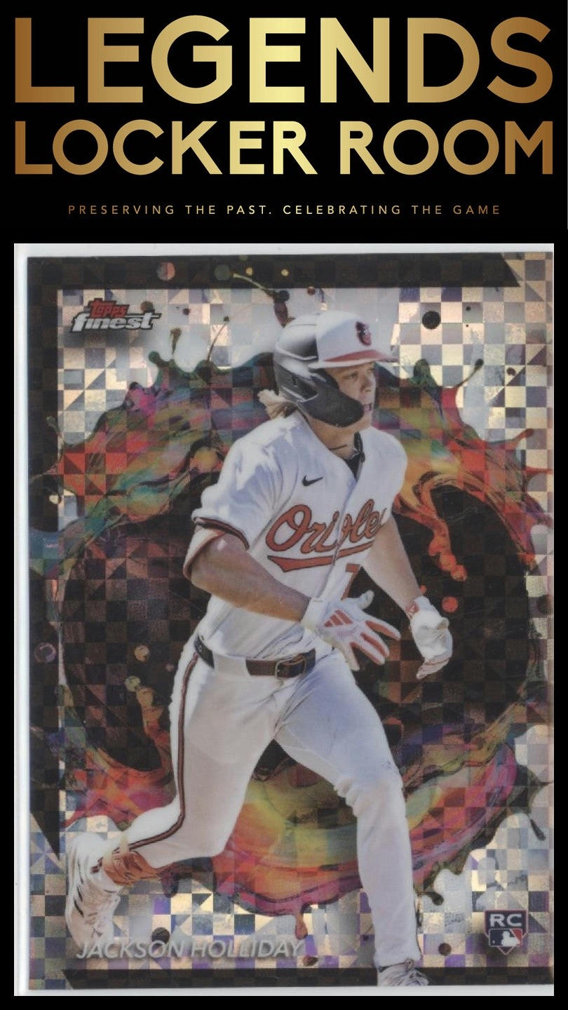 2024 Finest #240 Jackson Holliday Checkerboard Refractor