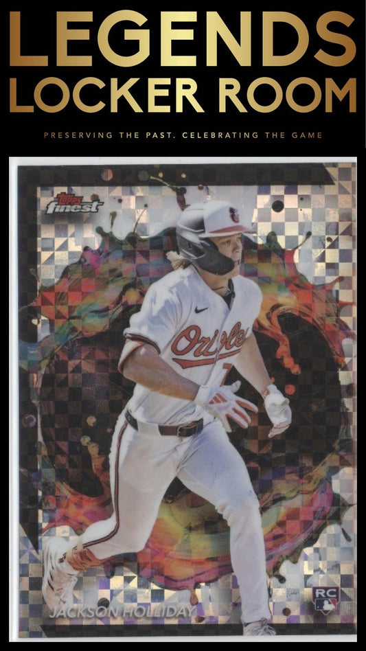 2024 Finest #240 Jackson Holliday Checkerboard Refractor
